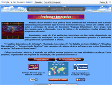 Tablet Screenshot of professorinterativo.com.br